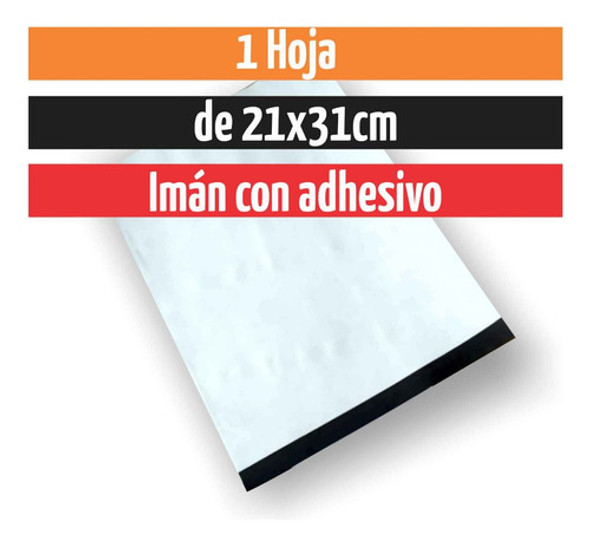 Plancha Lámina  Imantada  A4 C/adhesvo X 1  Caballito 1