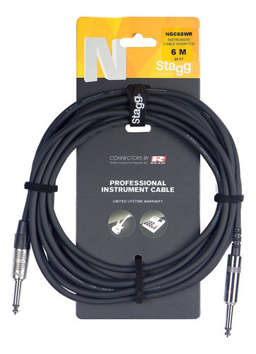 Cable Plug Plug Stagg Ngc3swr Tres Metros Neutrik Pro Couta 0