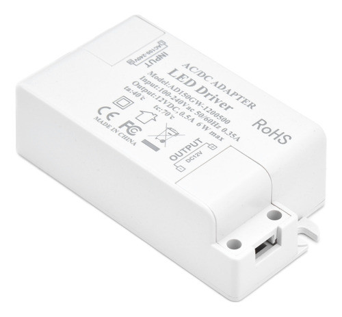 Acessório De Iluminação Led Driver Input Ac100240v 0.35a 0