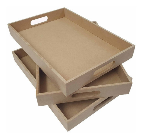 Bandeja En Fibrofacil 30x45cm 2 Unidades 0