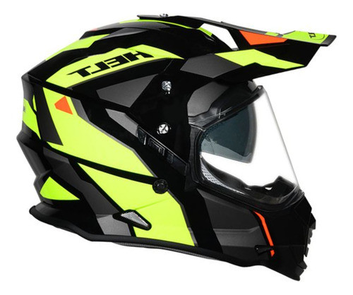 Capacete Cross Vision Glass Dusty 62 C/ Viseira Antirrisco 0