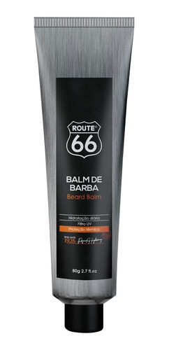 Balm De Barba Viking 80g Route 66 Carvão Ativado Beard Balm 0