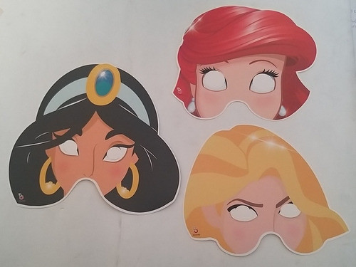 Antifaces Temática Princesas X 10 Unidades Surtidos 1