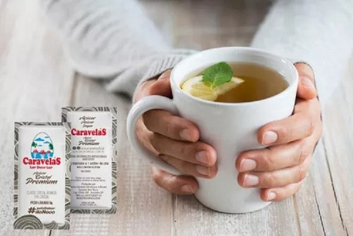 100 Açúcar Cristal Premium Sachê Caravelas 5g Pronta Entrega 1