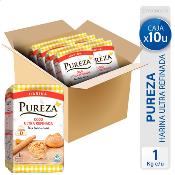 Caja Harina Pureza Tipo 0000 Ultra Refinada Vitamina D Pack 0 Caja Harina Pureza Tipo 0000 Ultra Refinada Vitamina D Pack 0