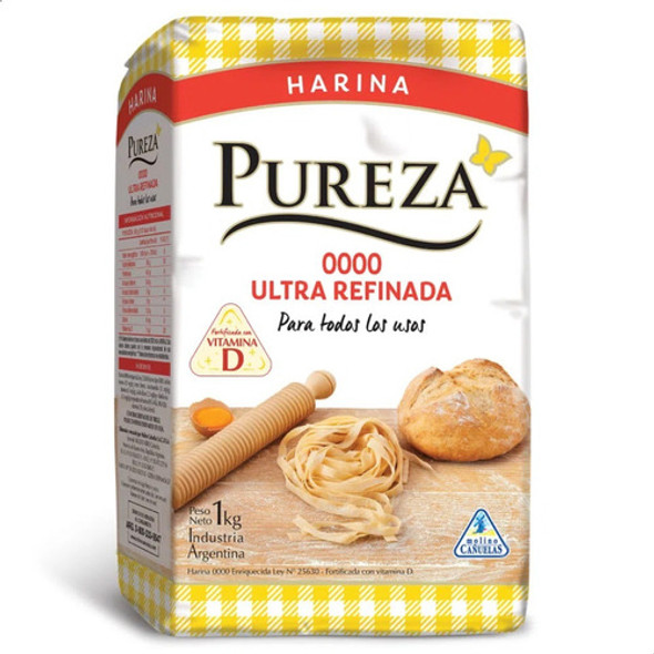 Caja Harina Pureza Tipo 0000 Ultra Refinada Vitamina D Pack 1 Caja Harina Pureza Tipo 0000 Ultra Refinada Vitamina D Pack 1