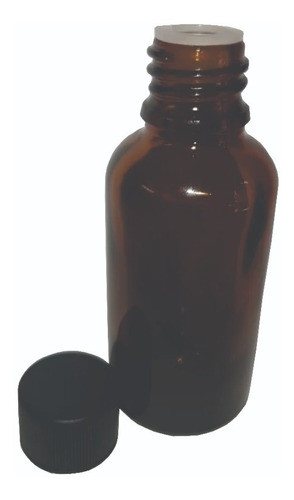 Frasco De Vidrio Ambar 30ml Tapa,válvula Antiderrame Packx20 0