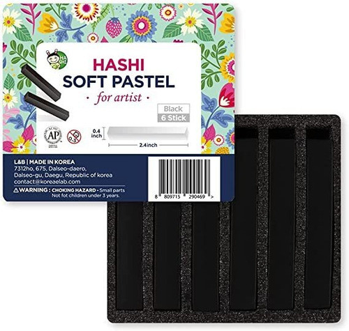 Ha Shi Juego De Pasteles Secos (6 Negro Largos) 0