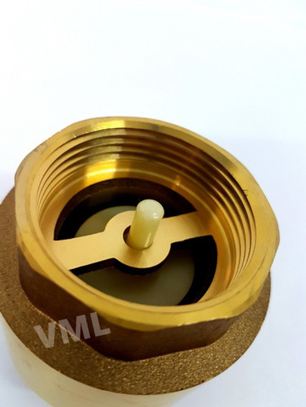 Valvula De Retencion De Agua De Bronce 1 1/4 Pulgada Hembra 1