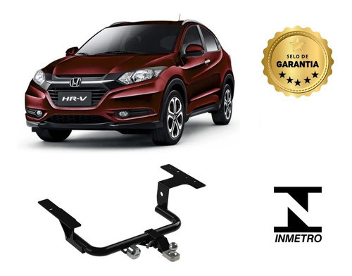 Engate Reboque Hrv 2015 A 2021 Removível 700kg Rabicho 1