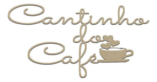 Placa Caligrafia Cantinho Do Café Natural Trovarelli 0