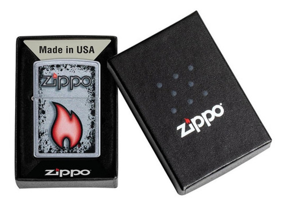 Encendedor Zippo Modelo 49576 Flame Original Garantia. 1