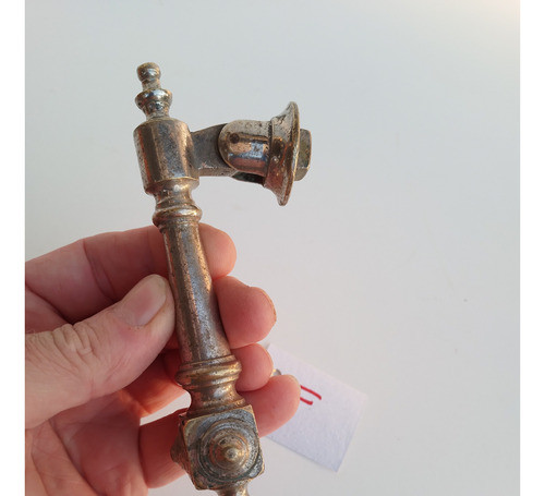 Antiguo Llamador De Puerta De Calle No Manito 16.5 Cm Lote F 1