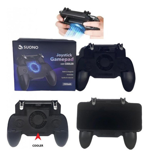Joystick Para Celular Gatillos Gamepad Fornite Fan Cooler 1