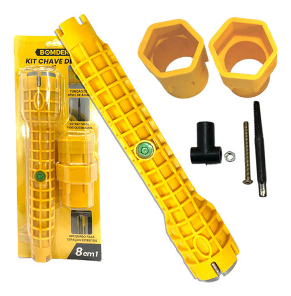 Chave Hidráulica Multifuncional Com Nível 8 Em 1 0