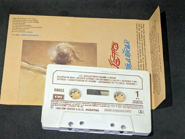 Cassette Juan Carlos Baglietto Ayudame A Mirar  Supercultura 1