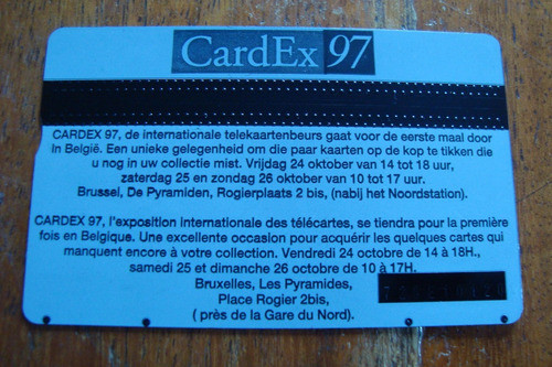 Cartao Belgica Belgacom / Cardex 97 Jean Baptiste Carpeaux 1