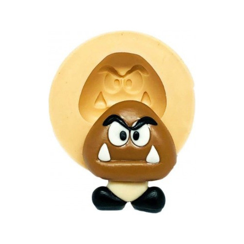 Molde De Silicone Super Mario Bros - Goomba 0