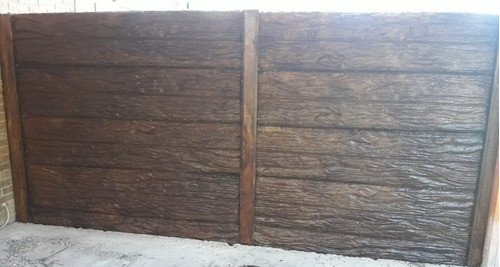 Muro  De Hormigon Reforzado Simil Quebracho, Unico!!! 1