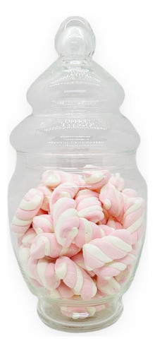 Frasco Caramelera Vidrio Candy Bar Abril C Tapa Pino 0