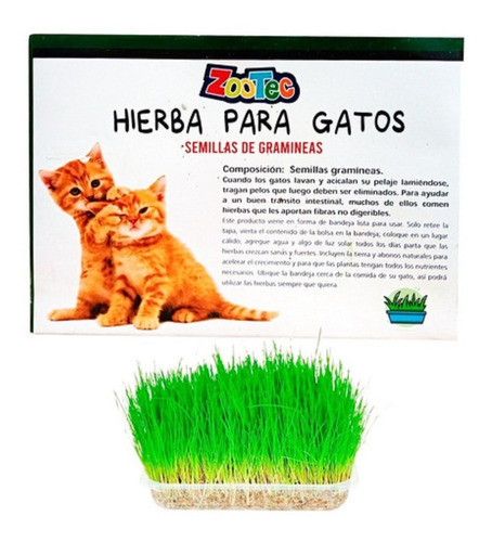 Bandeja Hierba Para Gatos Semillas De Gramineas 1