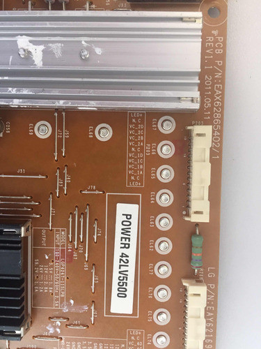 Placa Fonte LG 42lv5500  Eax62865402 1