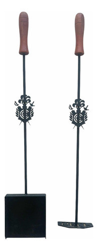 Juego Pala Y Atizador Gimnasia E.l.p. P/parrilla - Asador Rp 0