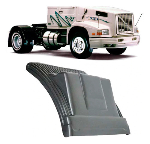 Meio Paralama Tracao Volvo Nl Edc Traseiro Plastico Reforçad 0
