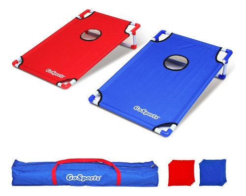 Juego Cornhole Portátil Marco Pvc 8 Bolsas 91.4x61cm 0
