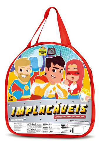 Brinquedo Barraca Implacáveis Meninos - Samba Toys 1