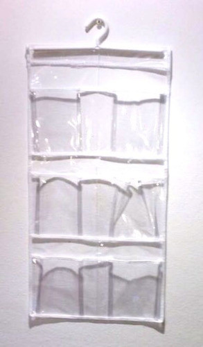 Organizador Multiuso De Pvc Con 6 Bolsillos Y Percha 1