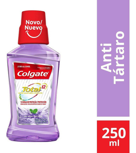 Enxaguante Bucal Total 12 Anti Tartar 250ml Colgate 0