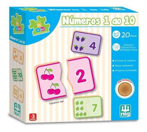 Brinquedo Educativo Numeros 0 A 10 1