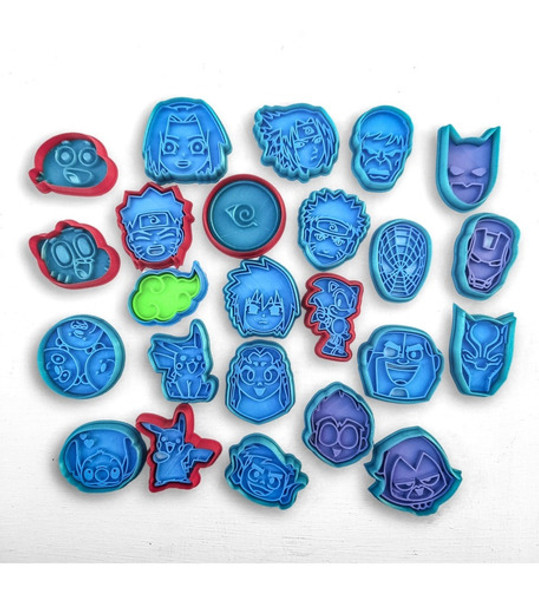 Cortantes Mini Moldes De Galletas A Pedido X 24 0