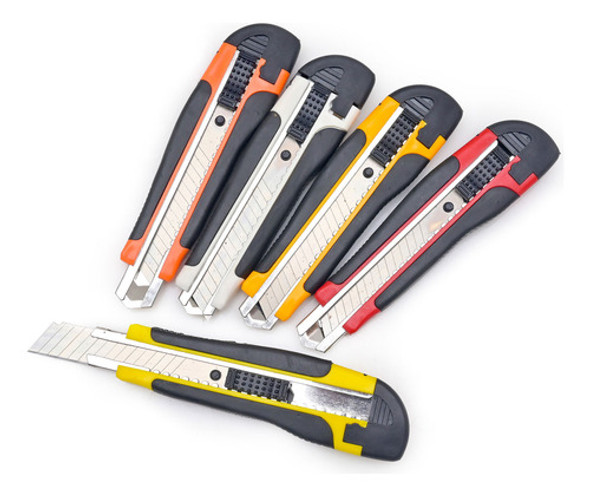 Trincheta Gruesa Naranja X6 - Goldin Papelería 0