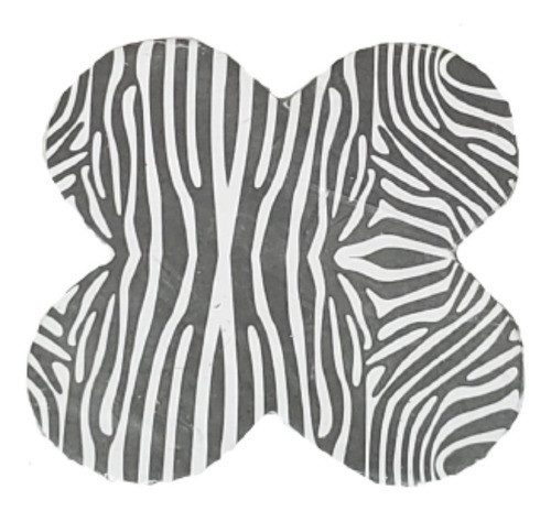 100 Forminhas 4 Pétalas Zebra Safari Animal Print Doce Brig 1