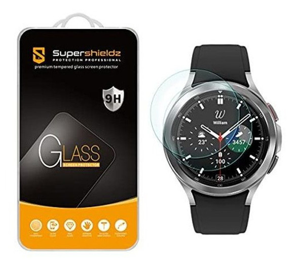 2 Vidrios Templados Samsung Watch 4 Classic 46mm Supershield 0