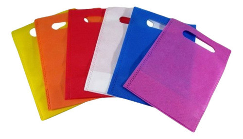 Bolsa De Friselina Tela Eco 15x21 Riñón Todos Colores X10 U 0