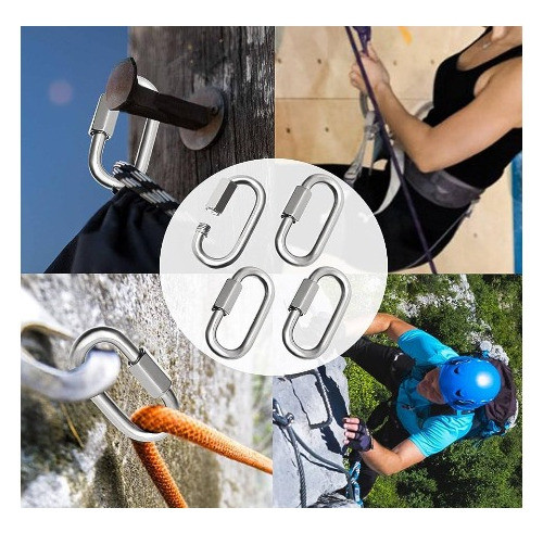 Mosqueton Carabinero 18mm Doble Traba Seguridad Eslingar 1