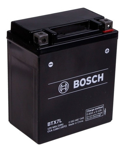 Bateria Bosch Ytx7l-bs Btx7l-bs Tornado Twister Ninja - Fas 1