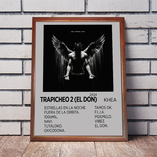 Khea Poster Album Trapicheo 2 (el Don) Cuadro Para Colgar 0