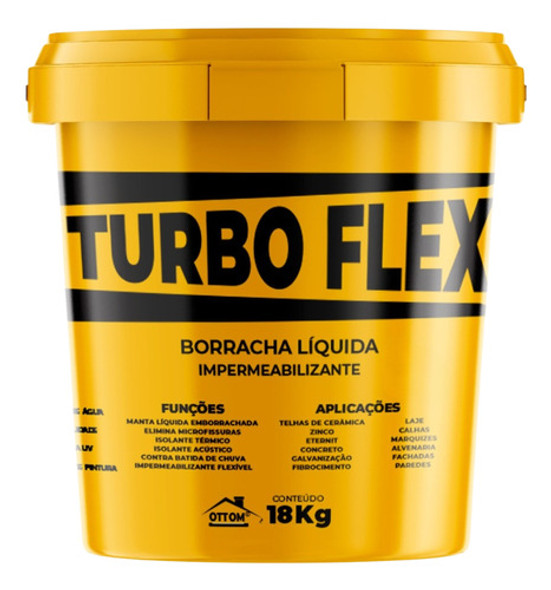 Imper. Turbo Flex Telha Romana/zinco/barro/eternit/laje 1 8k 0