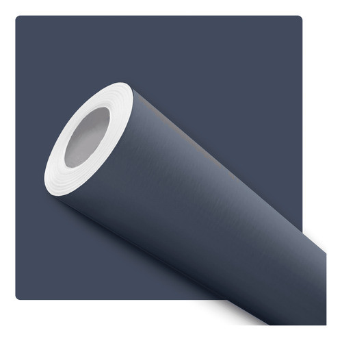 Papel De Parede Azul Petróleo Liso Sala Adesivo Lavável 10m 0