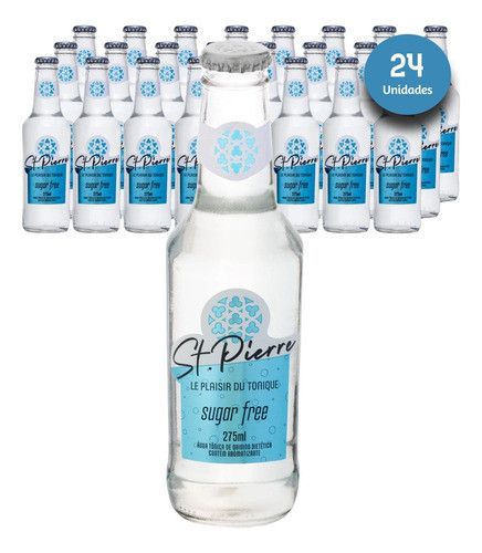 Kit Com 24und Tônica Sugar Free St. Pierre Long Neck 275ml 0
