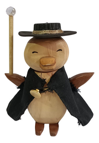 Pingüino Tallado En Madera: Pino, Pinotea Y Cedro. 0
