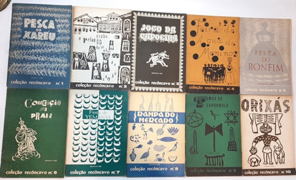 Antiguos Libros Coleção Recôncavo 1° Ed 10 Tomos Ro 817 0