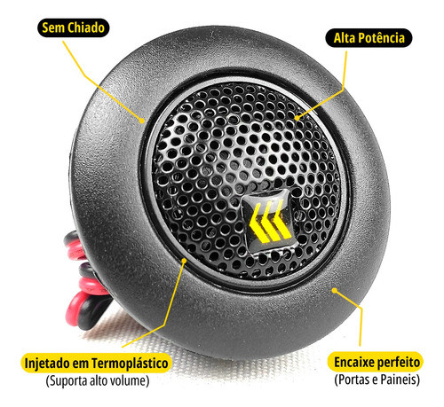 Par Mini Tweeter Bravox Neo Point 60w Rms Kit Agudo 1