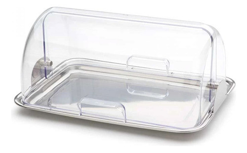 Kit Porta Pão Com Tampa Vision + Porta Frios Com Pinça 1