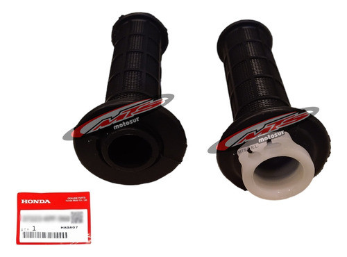 Juego Manoplas Puños Tubo Original Transalp 600 650 Moto Sur 1