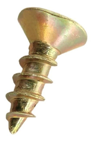 Tornillo Fix 3,5x12 Dorados Para  Madera  5000 Unidades 0